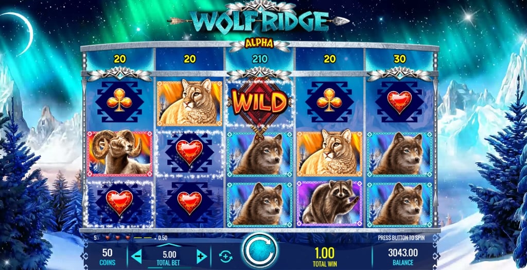 wolf ridge slot machine