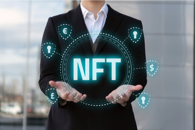 NFT graphic concept