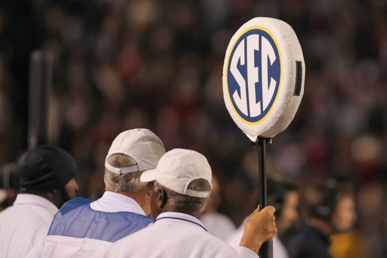 SEC first down marker