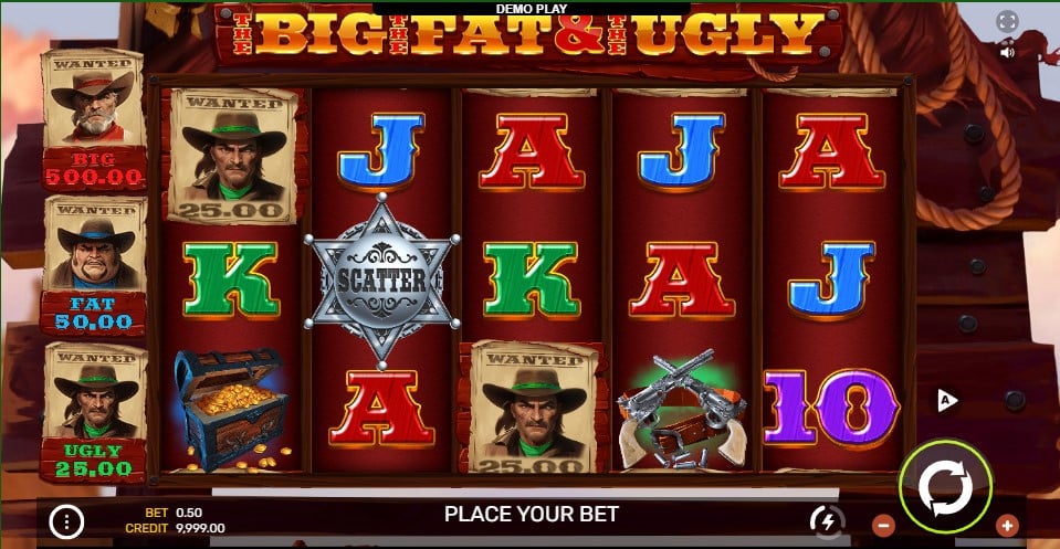 The Big, the Fat, & the Ugly slot reels Onegame