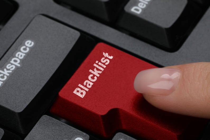 Blacklist button on keyboard