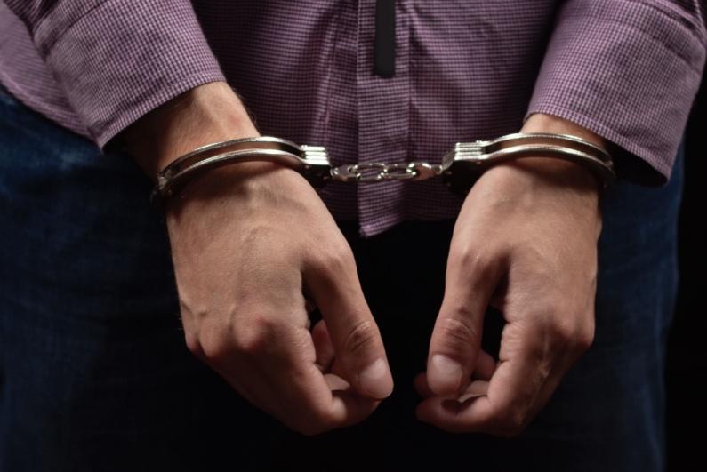 Man in handcuffs