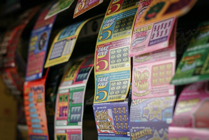 Scratch-off lottery tickets