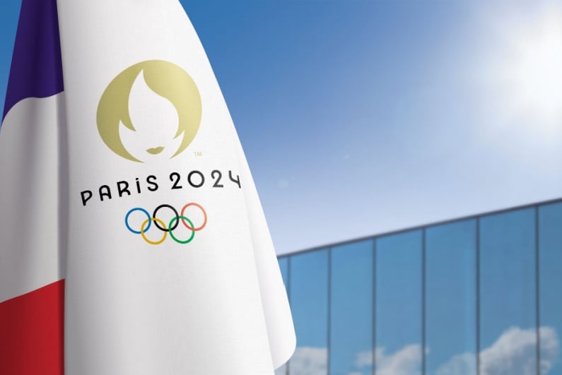 2024 Paris Olympics flag