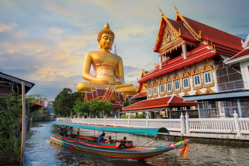 Buddha statue in Bangkok Thailand