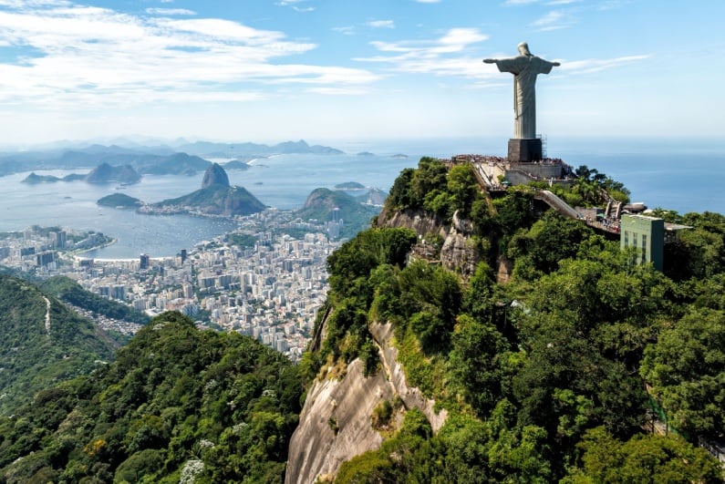 Christ the Redeemer statue in Brazil