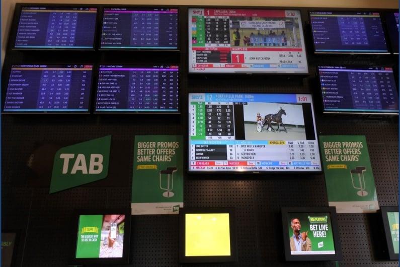 Horse racing odds boards in Australia