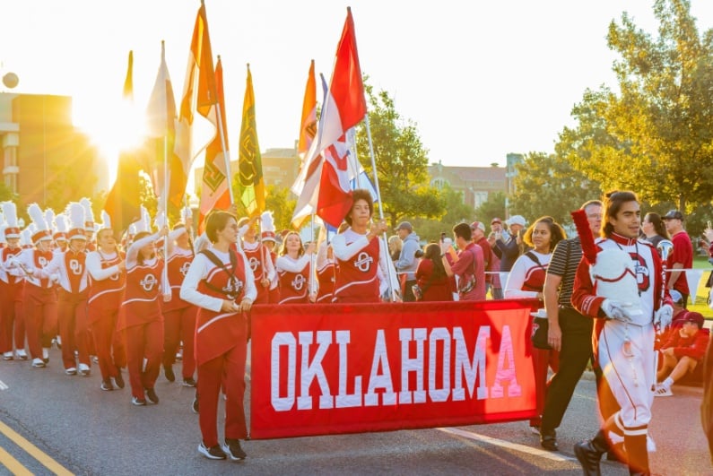 Oklahoma University marching band