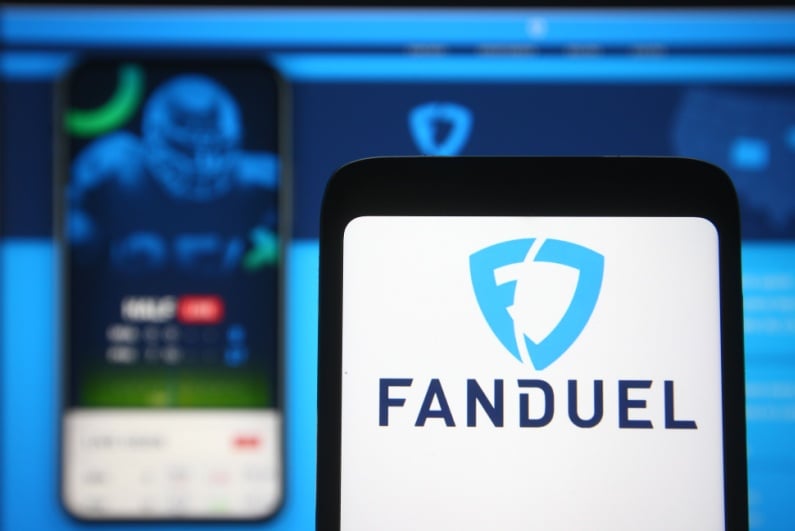 FanDuel logo on phone