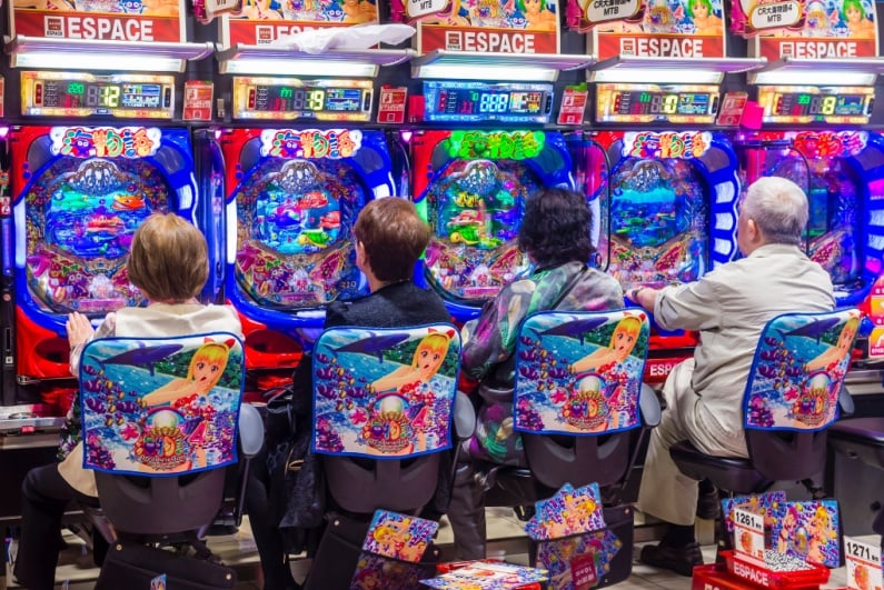 Japanese Pachinko parlor