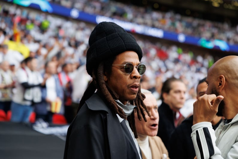 Jay-Z at Champions League final