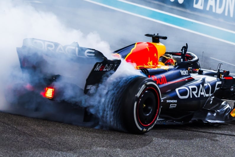 Max Verstappen's Red Bull F1 car