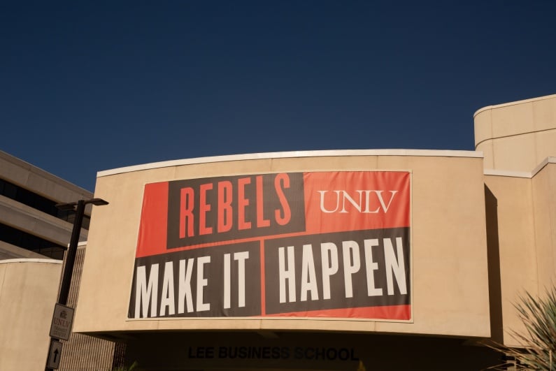 UNLV sign