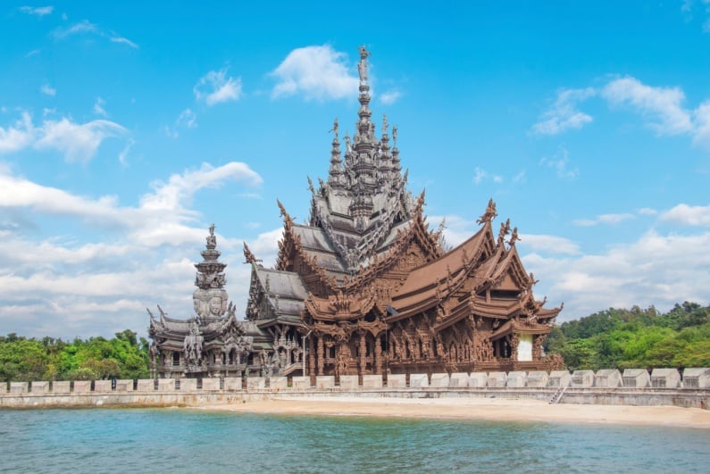 Temple of Truth in Thailand