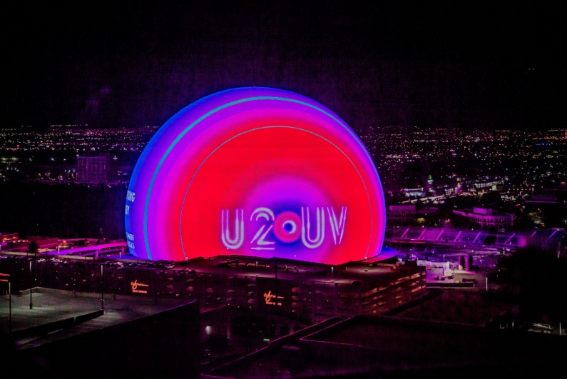 U2 UV displayed on Sphere