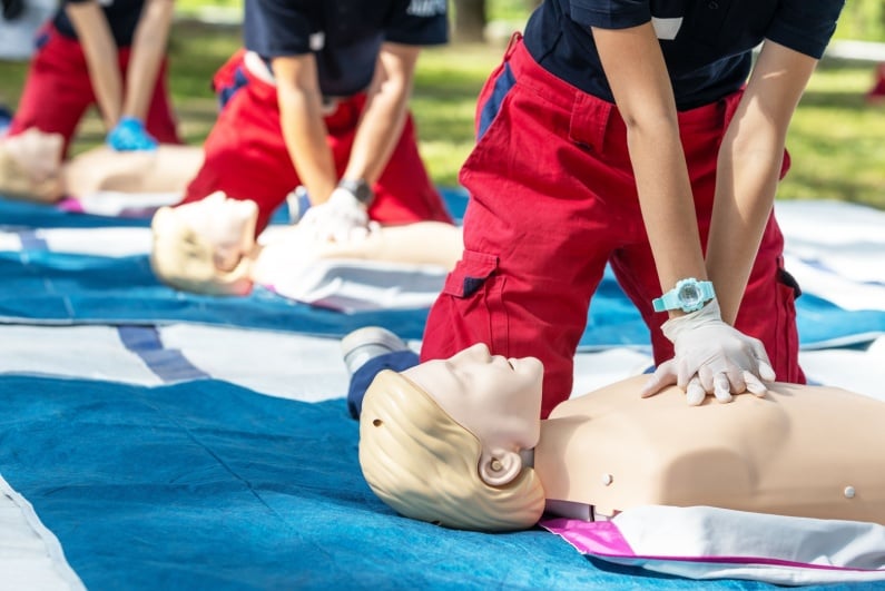 CPR training