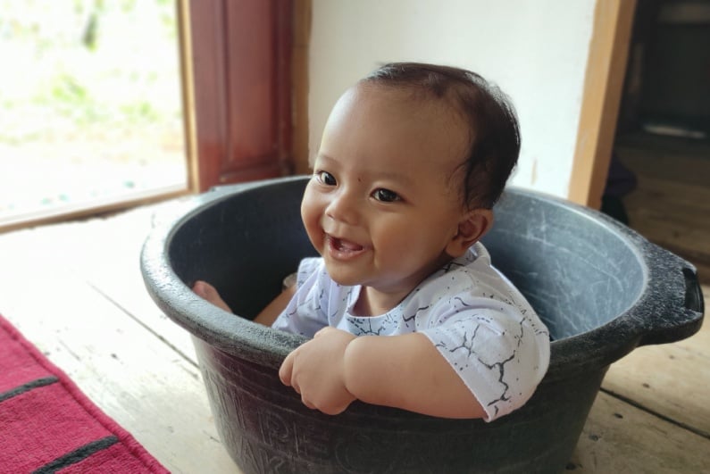 Cute Indonesian baby