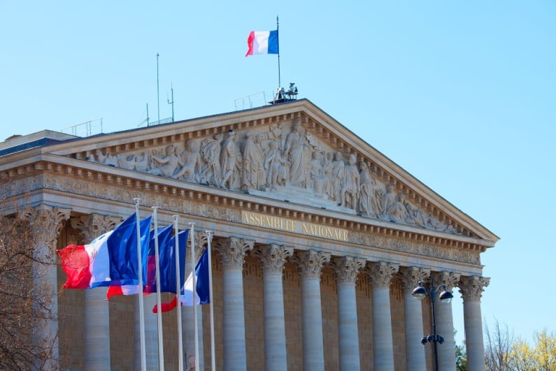 French National Assembly building