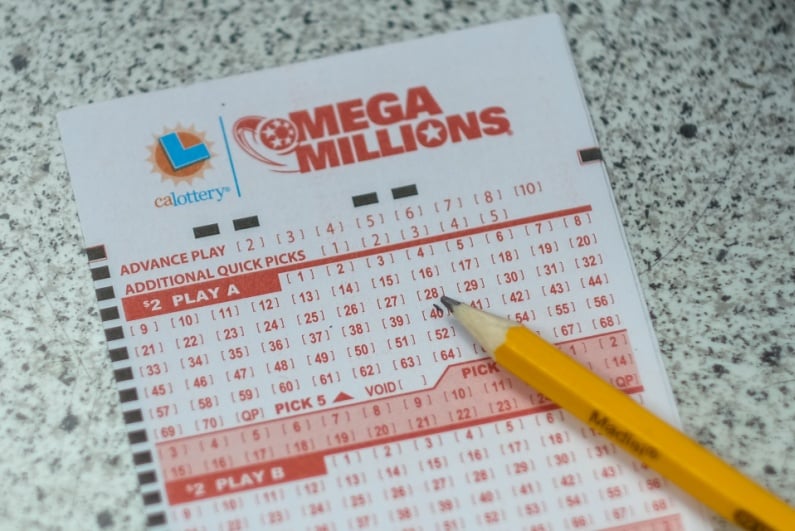 Mega Millions ticket form