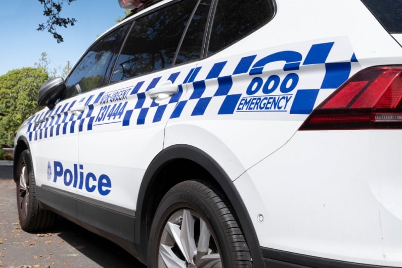 Victoria, Australia police car