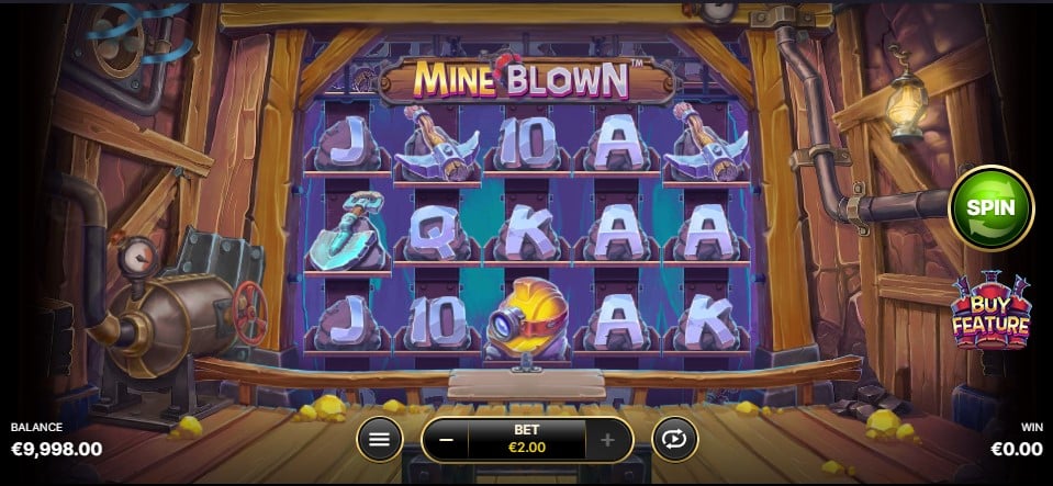 Mine Blown slot reels by NetEnt - best new online slots of the week