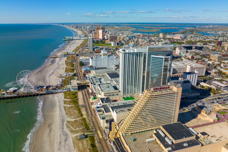 Atlantic City aerial view