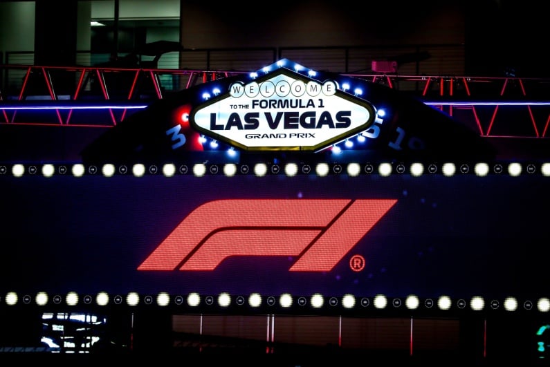 F1 Las Vegas sign