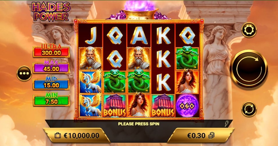 Hades Power slot reels by Amigo Gaming - best new online slots of the week