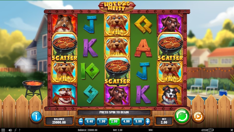 Hot Dog Heist slot reels by Play'n GO - best new online slots of the week