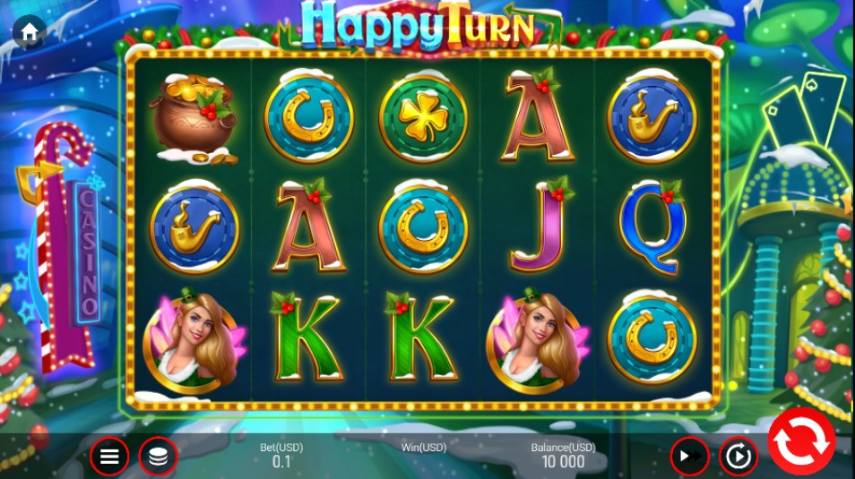 Happy Turn slot reels Altente Gaming - best new online slots of the week