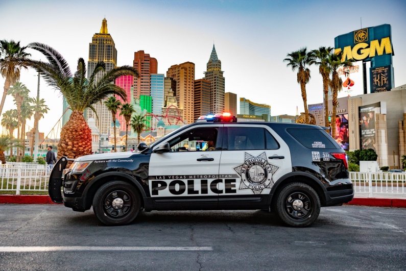 Las Vegas police car