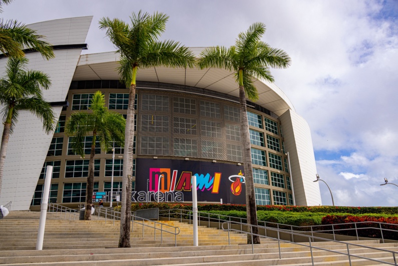 Miami Heat's basketball arena