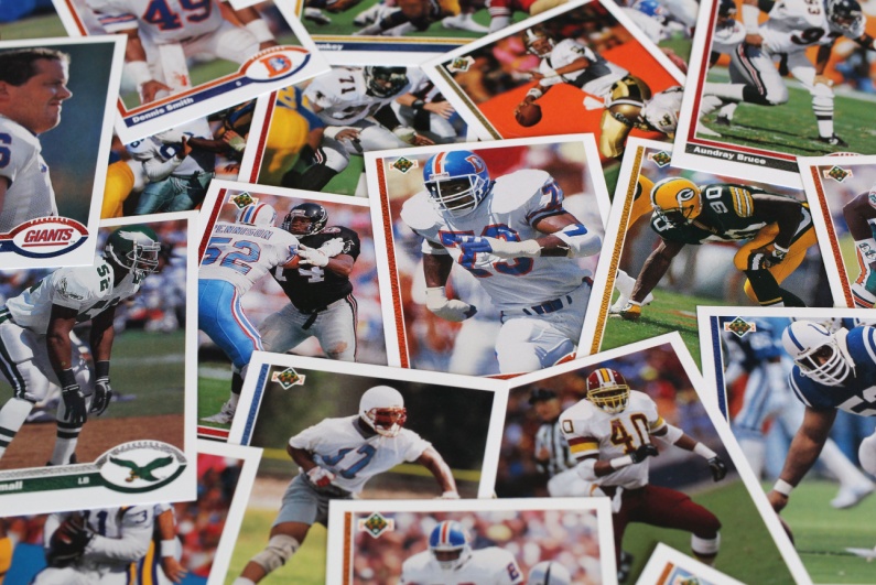 NFL trading cards