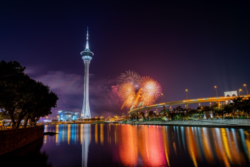 Fireworks in Macau