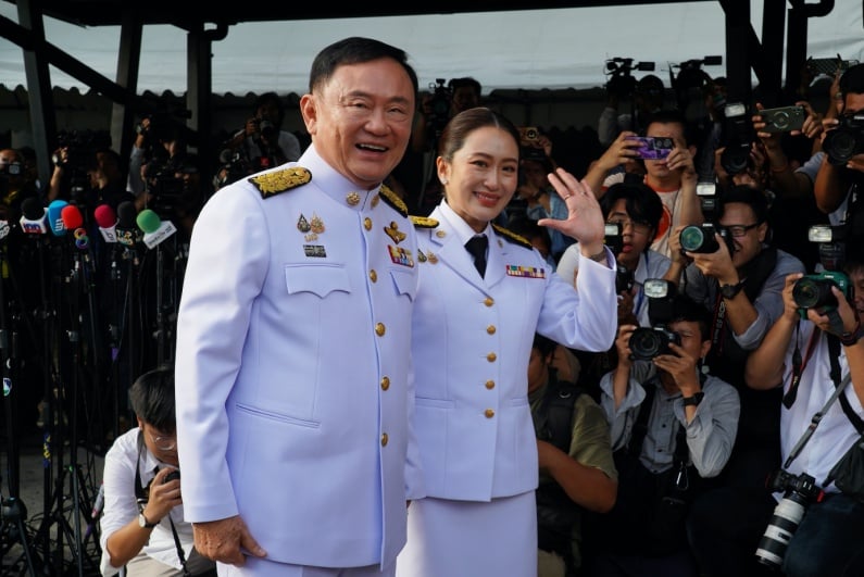 Thaksin and Paetongtarn Shinawatra