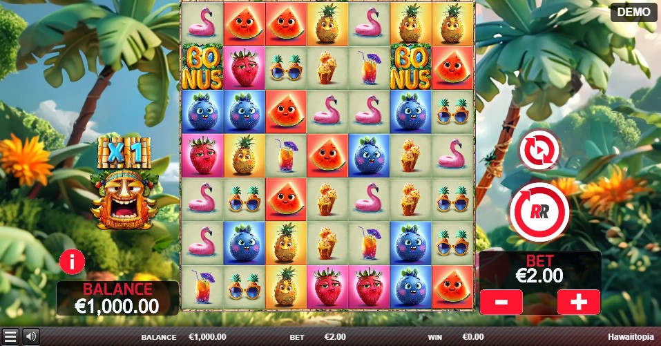 Gulungan slot Hawaiitopia Red Rake Gaming - slot online baru terbaik minggu ini