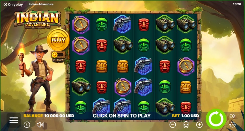 Indian Adventure slot reels by Onlyplay - best new online slots of the week