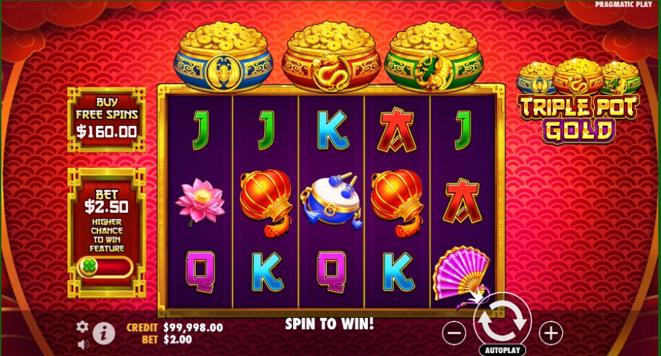 Triple Hot Gold slot reels by Pragmatic Play - best new online slots of the week