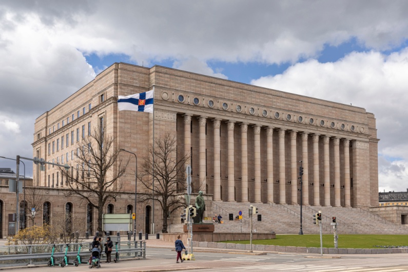 Finnish parliament building