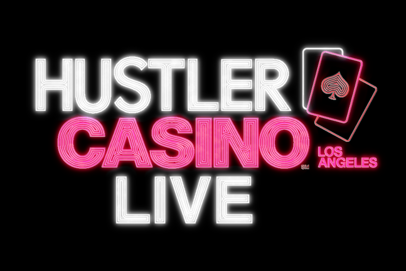 Hustler Casino Live logo black bg