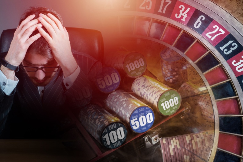 Man upset about gambling losses